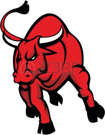 351x450 Red Bull Toro Animal Del Del Vector Vectores