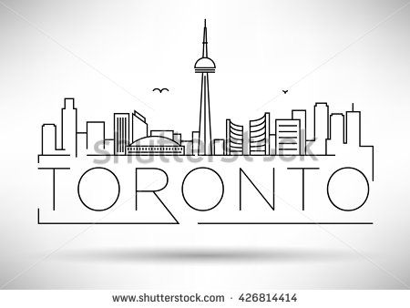 450x338 Silhouette Toronto Vector Stock Photos, Images, Amp Pictures