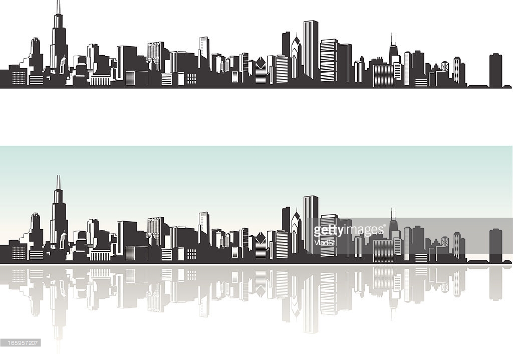 1024x706 Toronto Skyline Silhouette Free Vector Silhouettes