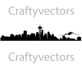 340x270 Toronto City Skyline Vector File Etsy