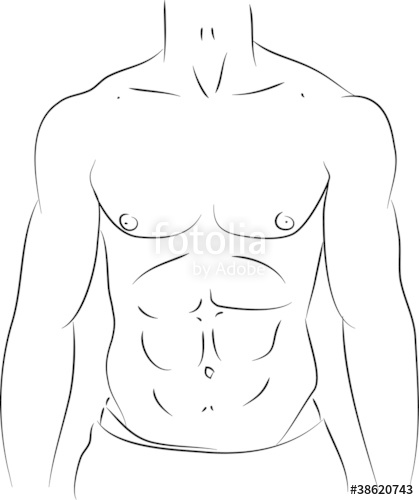 419x500 Man Torso Abs Stock Image And Royalty Free Vector Files On