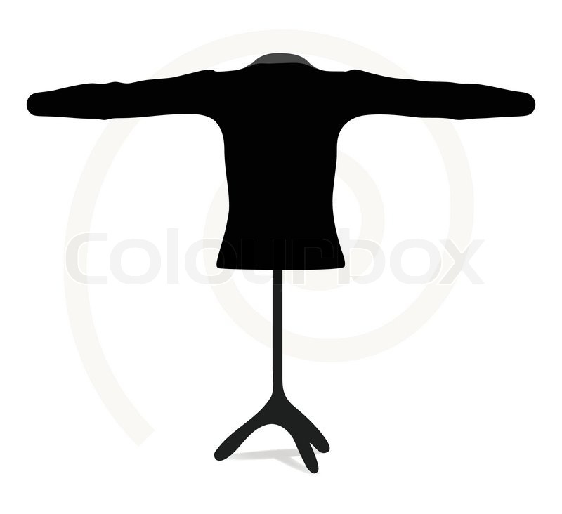 800x732 Woman Jacket Of Busienss On Torso Stock Vector Colourbox