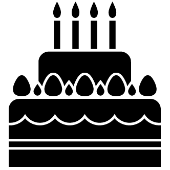 332x332 Vector De Torta Cumpleanos