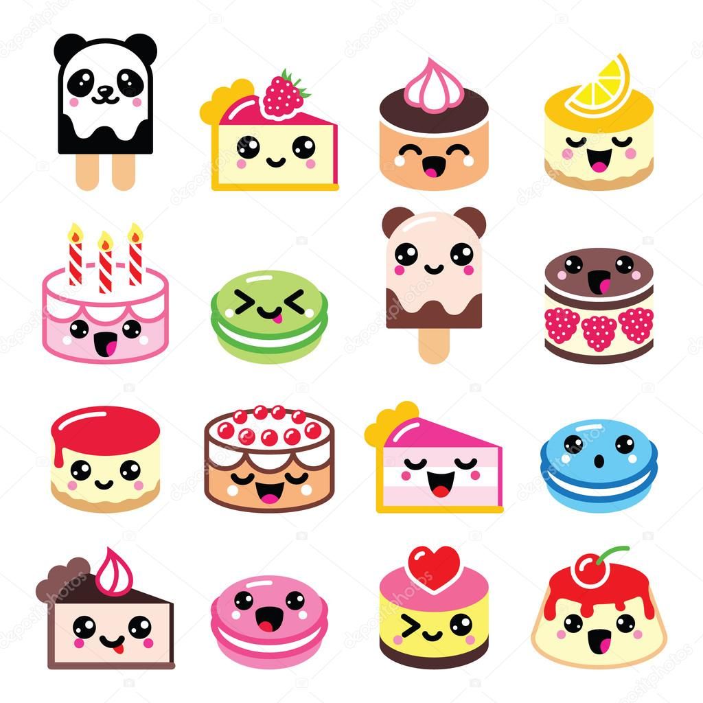 1024x1024 Cute Kawaii Postre