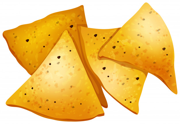626x432 Tortilla Chips On White Background Vector Premium Download