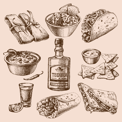 400x400 Tortilla On Curated Vector Illustrations, Stock Royalty Free