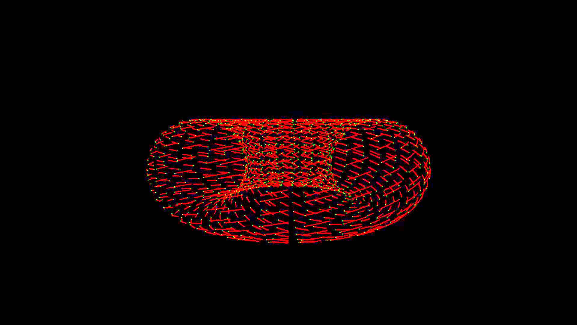1920x1080 Vector Field On The Surfave Of A Torus.