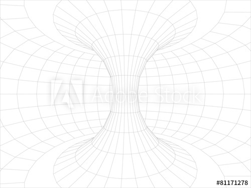 500x375 Wall Inside Torus. Vector