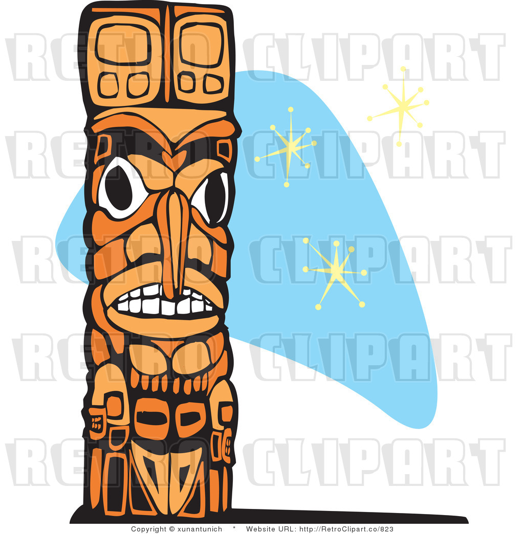 1024x1044 Totem Pole Vector Clipart Clipart Panda
