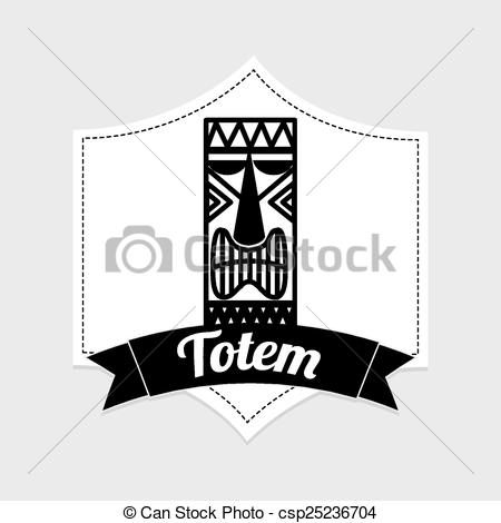 450x470 Hawaii Totem Design, Vector Illustration Eps10 Graphic .