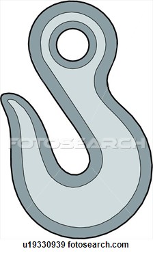 224x370 Tow Hook And Chain Clipart
