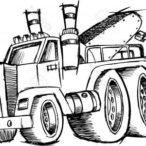 300x300 Photodoodle Sketchy Tow Truck Vector Illustration Sohadacouri