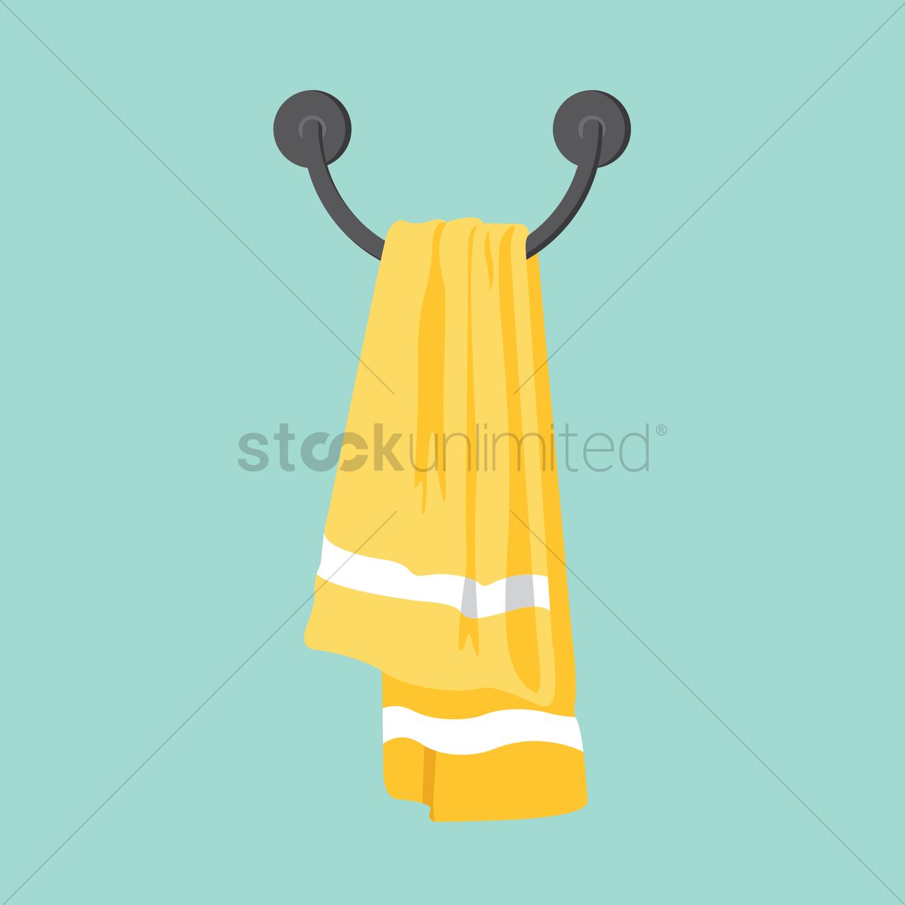 1300x1300 Towel Vector Image