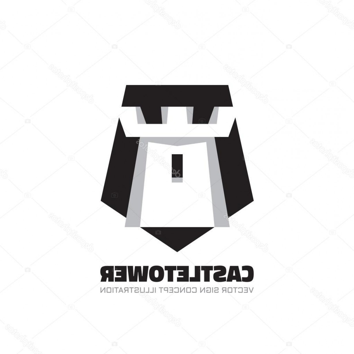 1228x1228 Castle Tower Vector Lazttweet