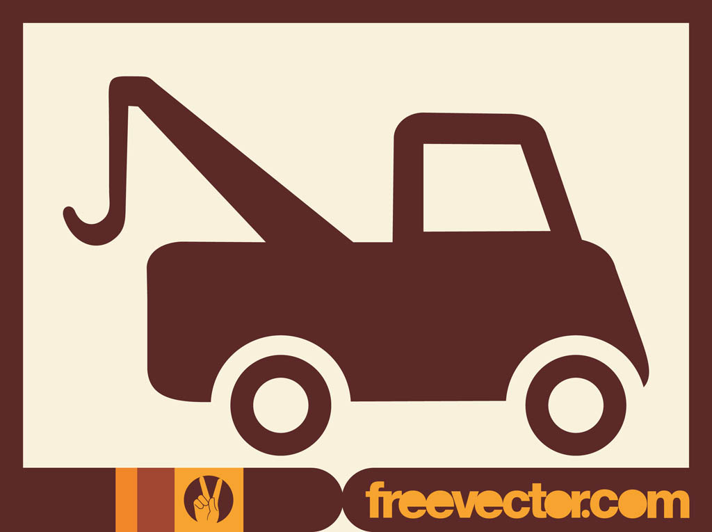 1024x765 Tow Truck Icon Vector Art Amp Graphics