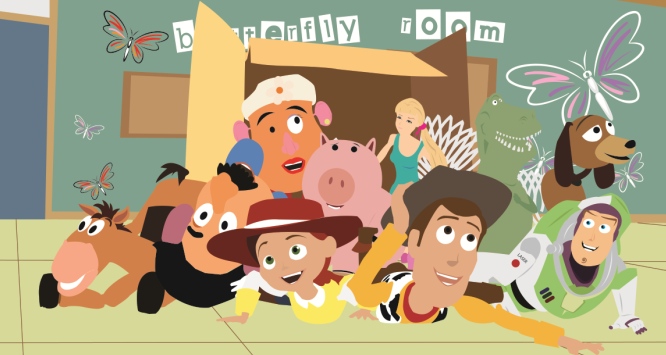 666x355 Toy Story Vector By Yunita Yapi