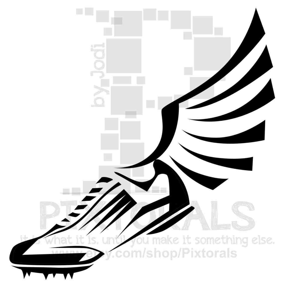 1185x1170 Gym Shoes Clipart Track And Field
