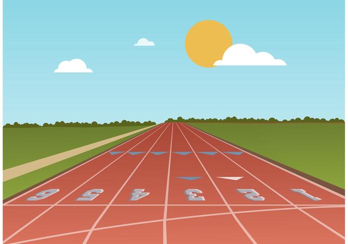 700x490 Free Running Track Vector