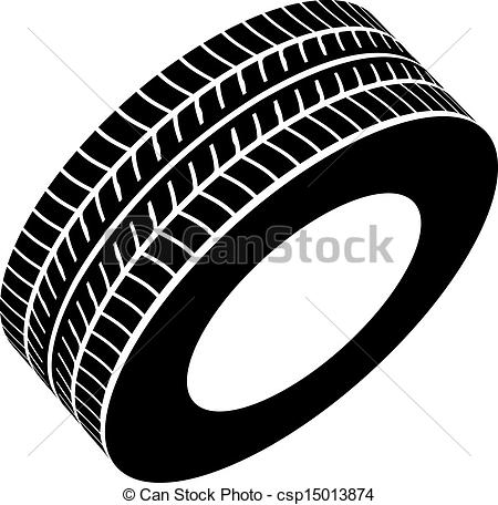 450x456 Tire Clipart Vector
