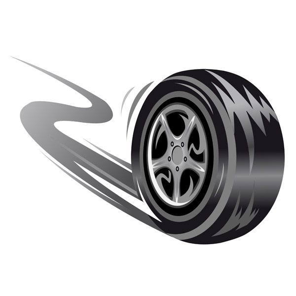 600x600 Tires Clipart Vector Art