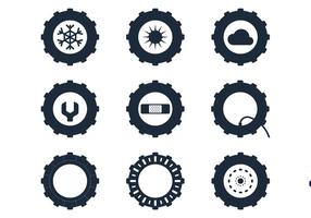 286x200 Tractor Tire Vector