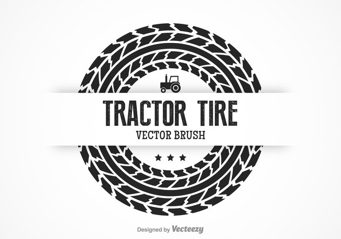 700x490 Free Tractor Tire Vector Brush