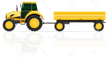 367x195 Tractor Trailer Vector Free Vector Art, Images, Graphics Amp Clipart
