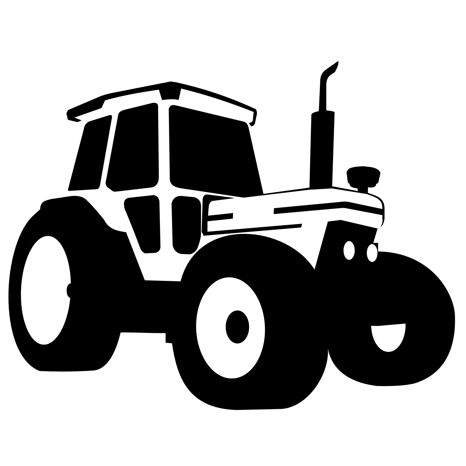 1500x1500 Vector For Free Use Tractor Vector