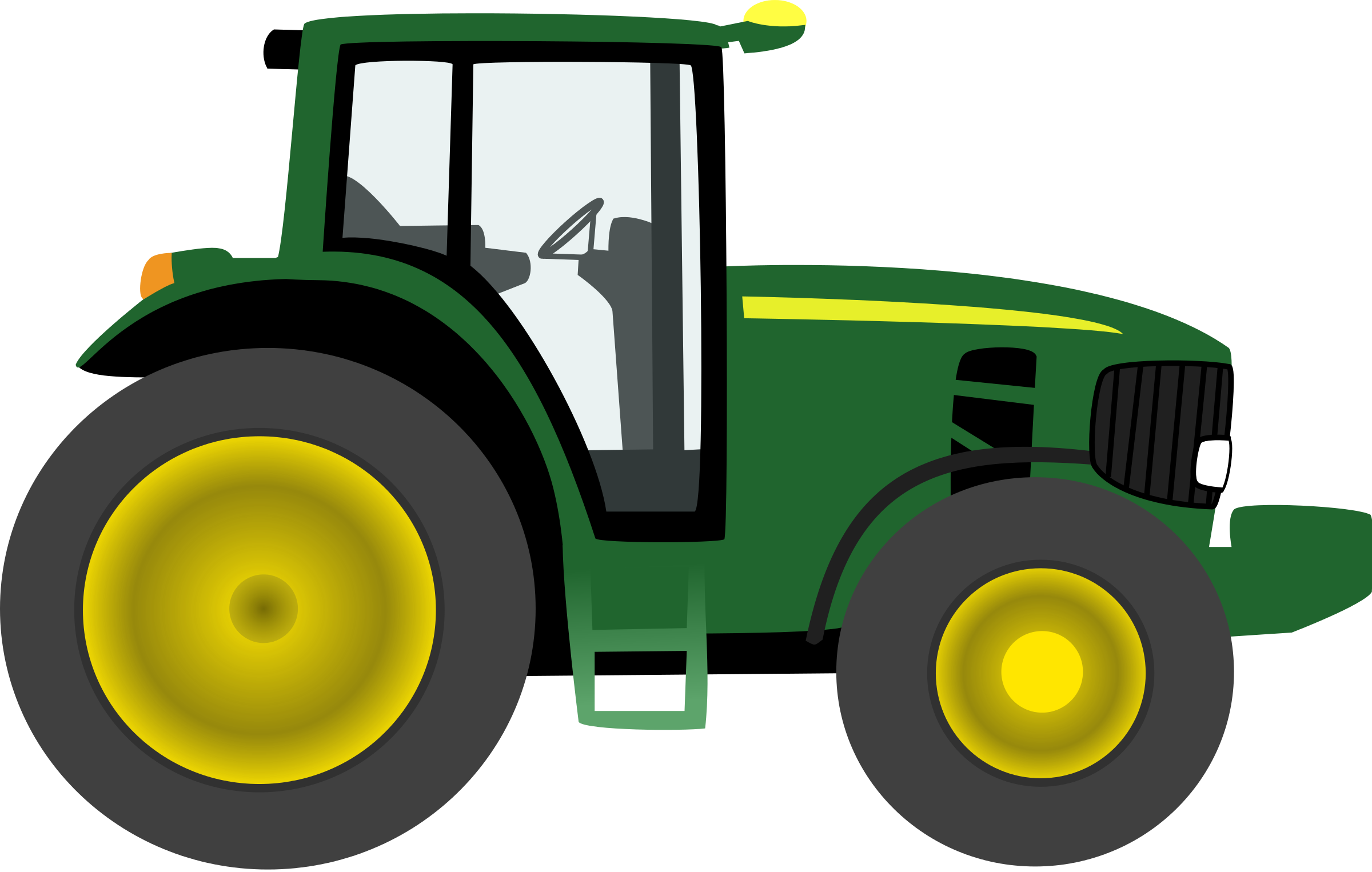 2400x1526 Collection Of Free Tractor Vector Line Art. Download On Ubisafe