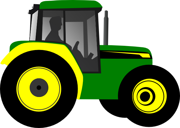 600x425 Drawn Tractor Vector Art