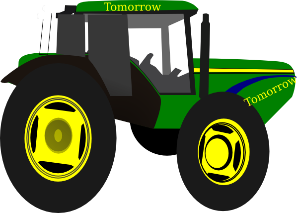 600x428 Tractor Clipart Green Tractor