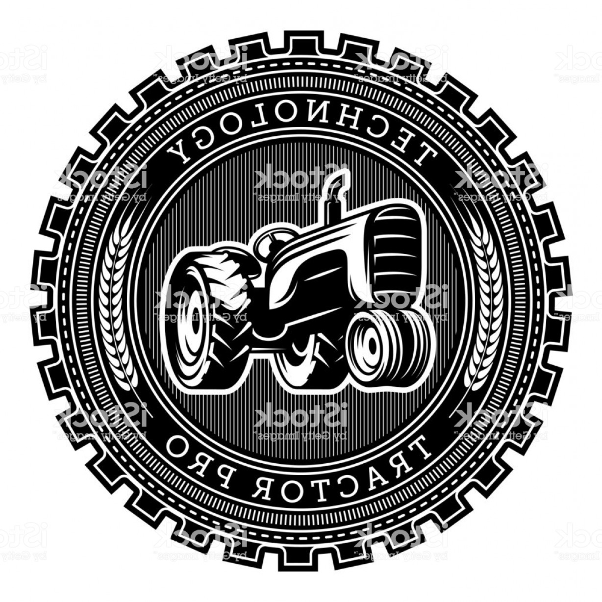 1228x1228 Vector Tractor Logo Illustration Emblem Logo Design Gm Sohadacouri