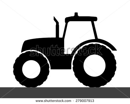 450x358 Collection Of Tractor Clipart Silhouette High Quality, Free