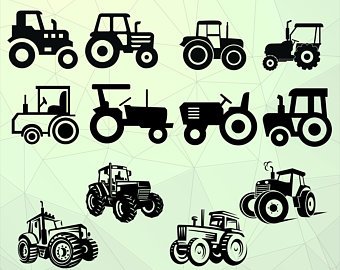 340x270 Tractor Vector File Etsy