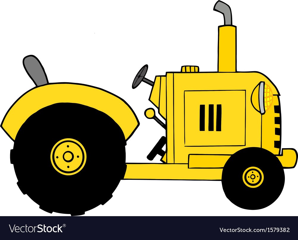 1000x805 Cartoon Tractor Vector 1579382 15