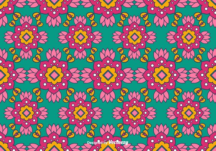 700x490 Indian Pattern Free Vector Art