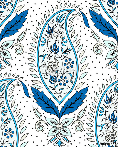 402x500 Indian Traditional Paisley Pattern Stock Image And Royalty Free