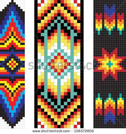 442x470 Traditional (Native) American Indian Pattern, Vector