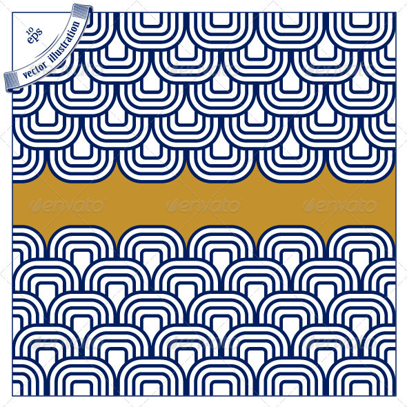 590x590 Japanese Wave Pattern By Pixelin Studio Graphicriver