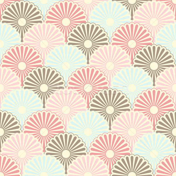 600x600 Seamless Japanese Vintage Pattern Vector Illustration Snezana