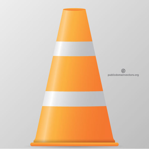 500x500 Traffic Cone Vector Image Public Domain Vectors