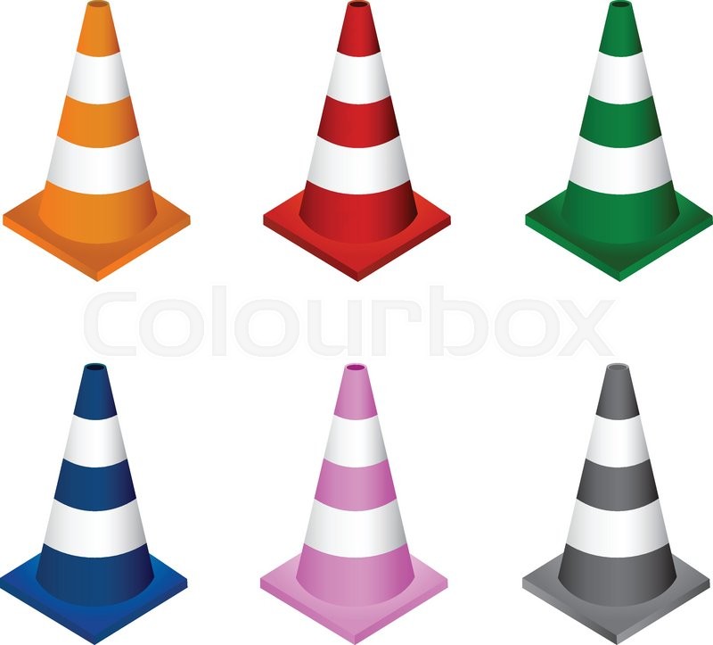 800x723 Vector Illustration Of Traffic Cone Stock Vector Colourbox