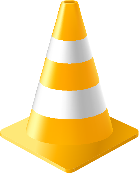 481x600 Yellow Traffic Cone Vector Data For Free Svg(Vector)public