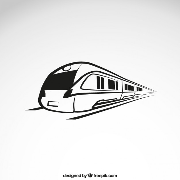 626x626 High Speed Train Vector Free Download