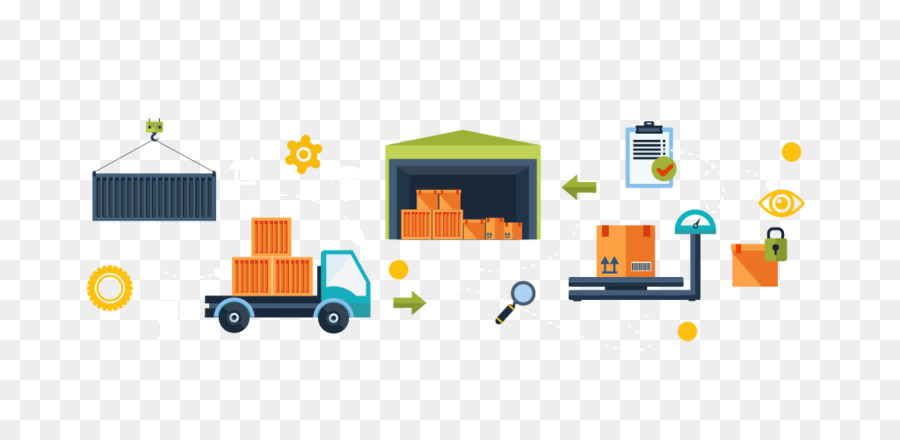 900x440 Logistics Warehouse Cargo Train Icon