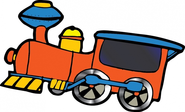 600x362 Cartoon Train Vector Free Vector In Adobe Illustrator Ai ( .ai