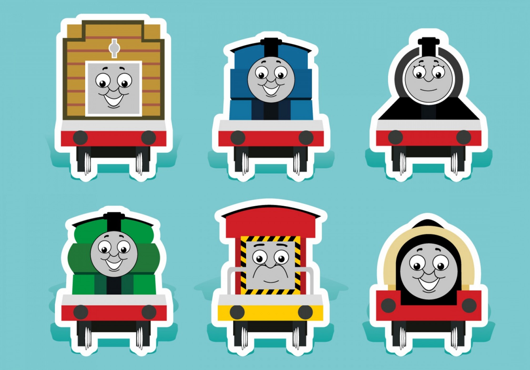 2016x1411 Free Vector Thomas The Train Vectors Shopatcloth