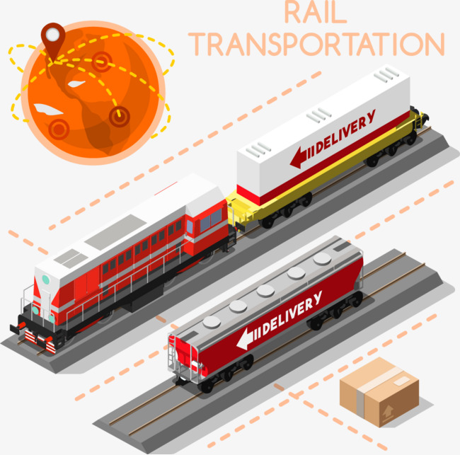 650x643 Development Of Logistics Train Vector, Logistics, Train, Vector