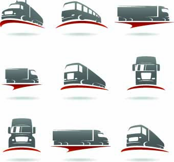 340x317 Transport Logo Illustration Vector 02 Free Download