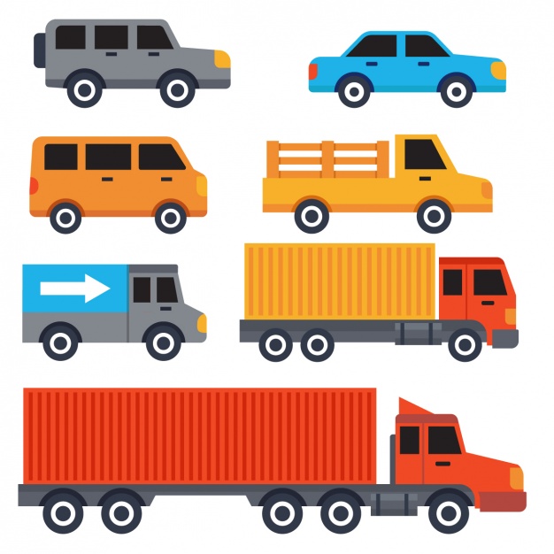 626x626 Transport Vehicles Design Vector Free Download